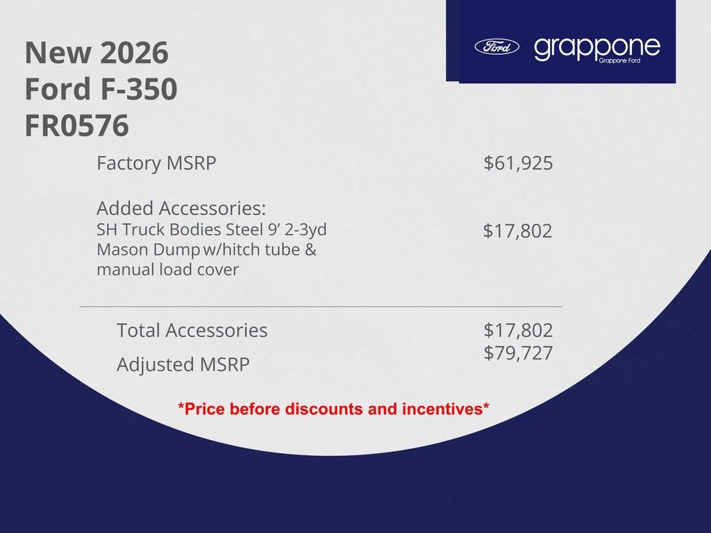 2026 Ford F-350 Super Duty Chassis Cab