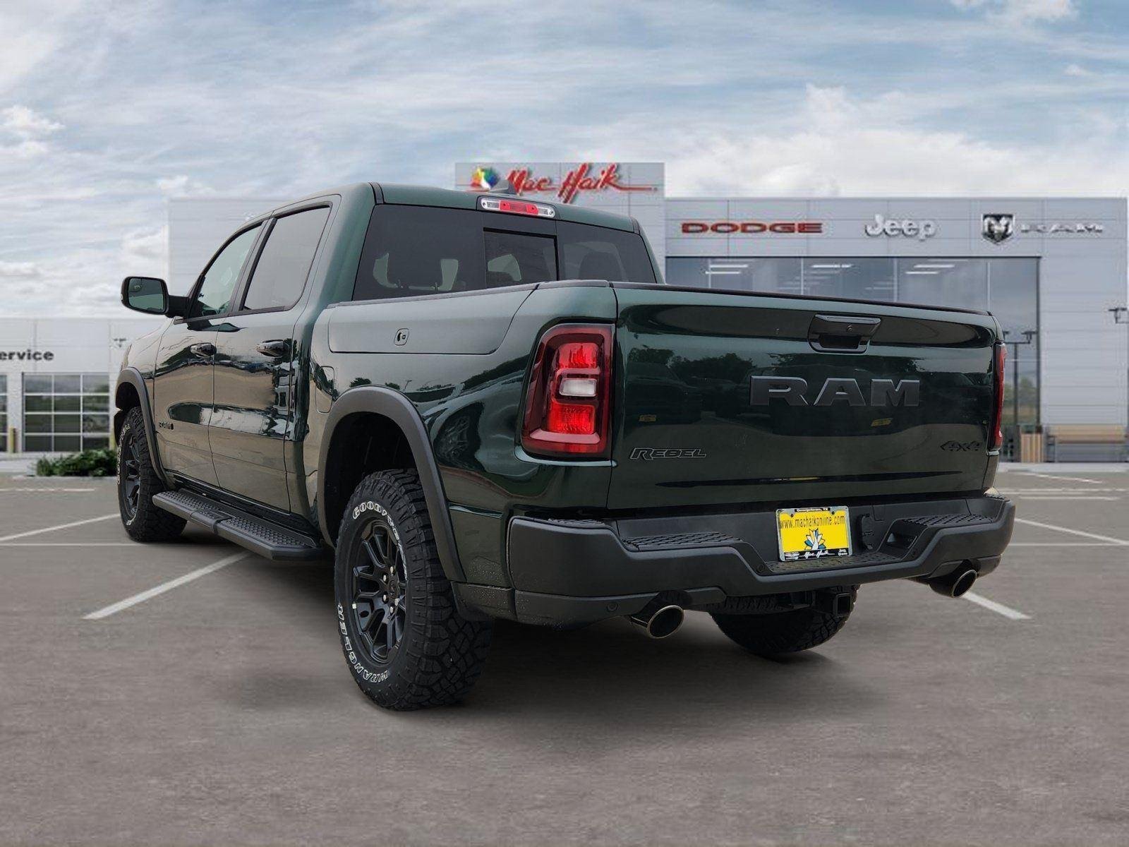 New 2026 Serrano-Green Metallic Exterior Paint RAM Rebel image 3