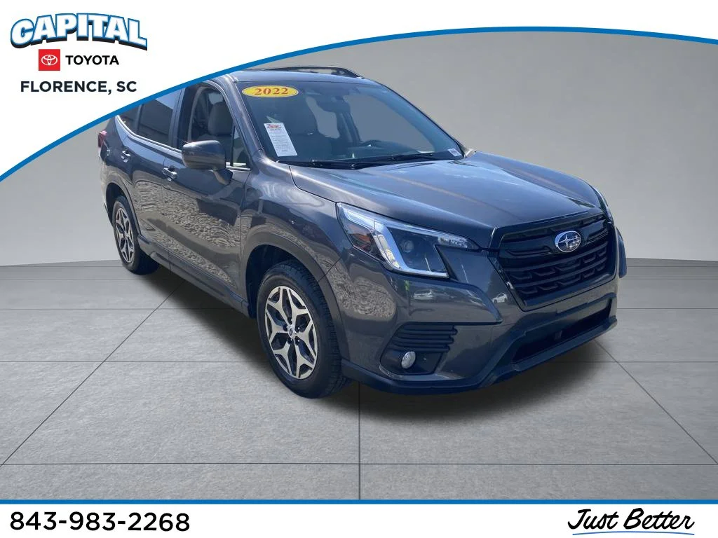 Used 2022 Gray Subaru Premium image 1