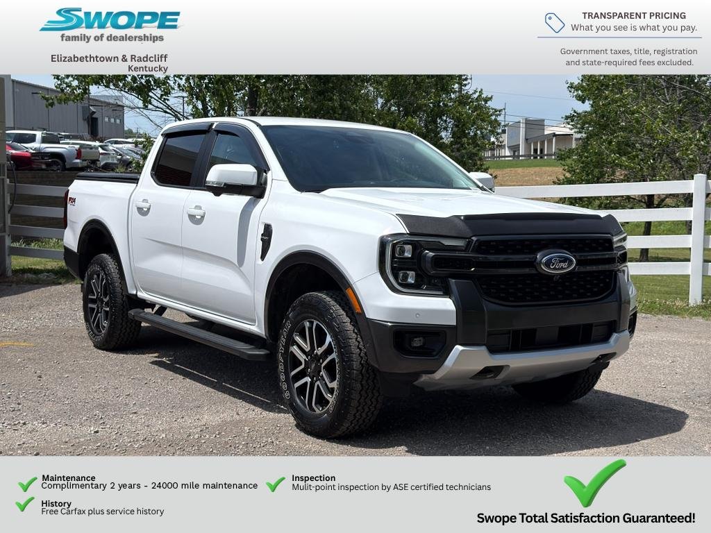 Used 2024 OXFORD WHITE Ford LARIAT image 1