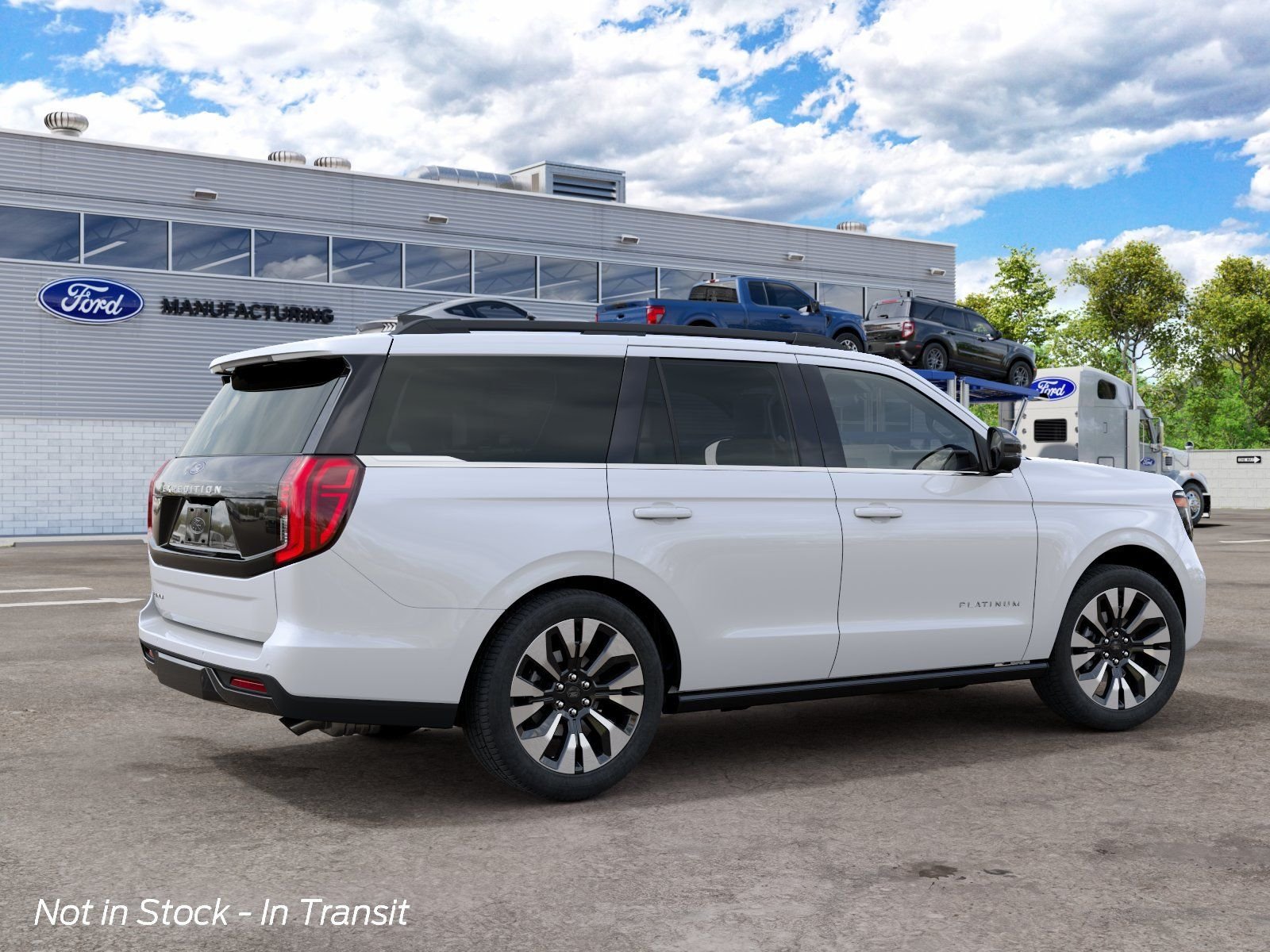 New 2027 Star White Metallic Tri-Coat Ford Platinum image 6