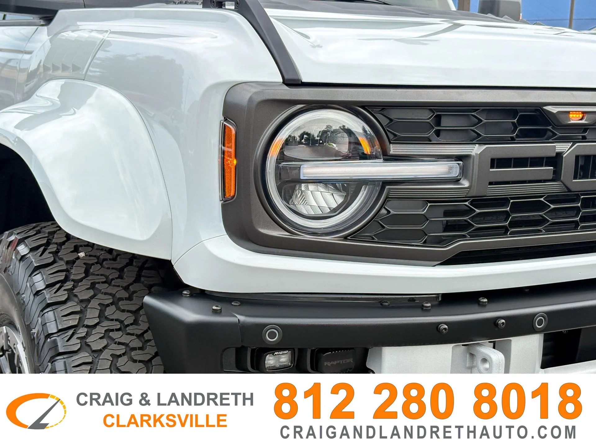 Used 2025 White Ford Raptor image 3