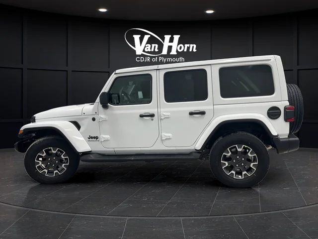 New 2026 Bright White Clear-Coat Exterior Paint Jeep Sahara image 6