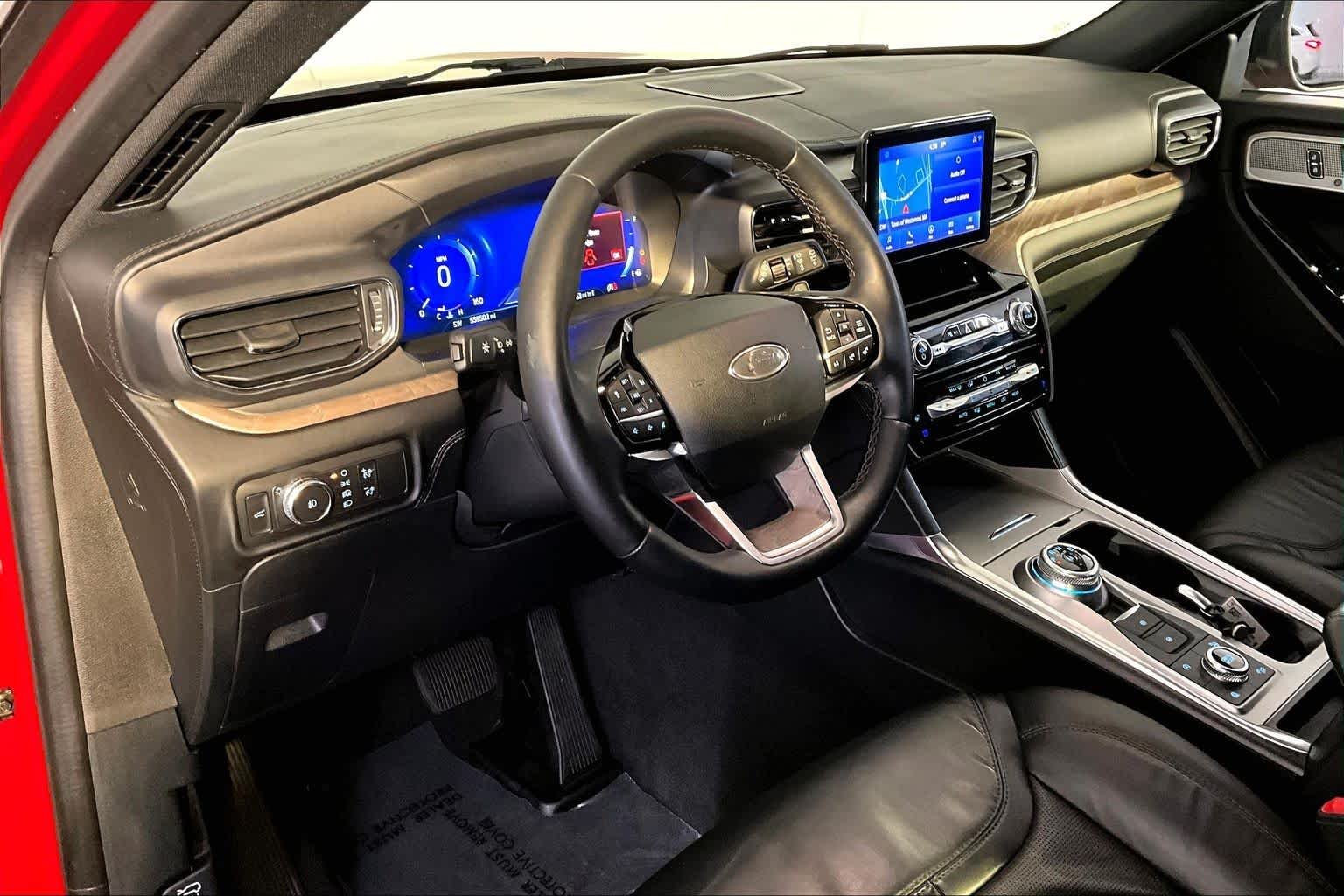 Used 2021 Rapid Red Metallic Tinted Clearcoat Ford Platinum image 30