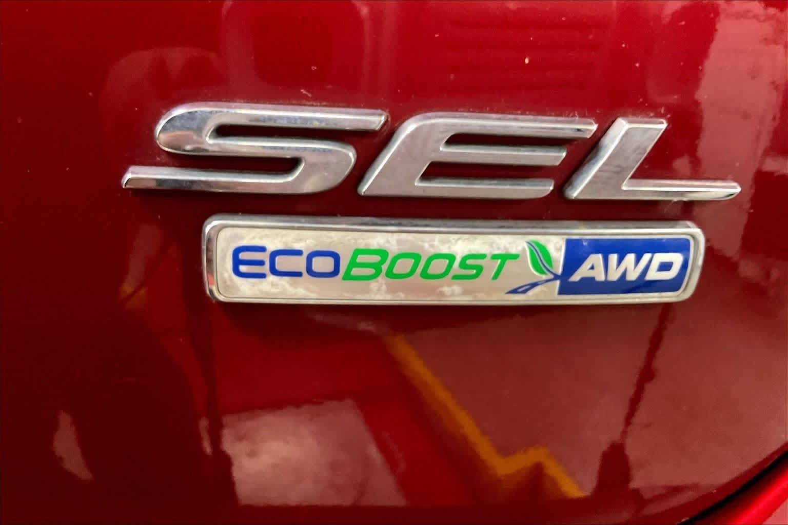 Used 2019 Ruby Red Metallic Tinted Clearcoat Ford SEL image 10