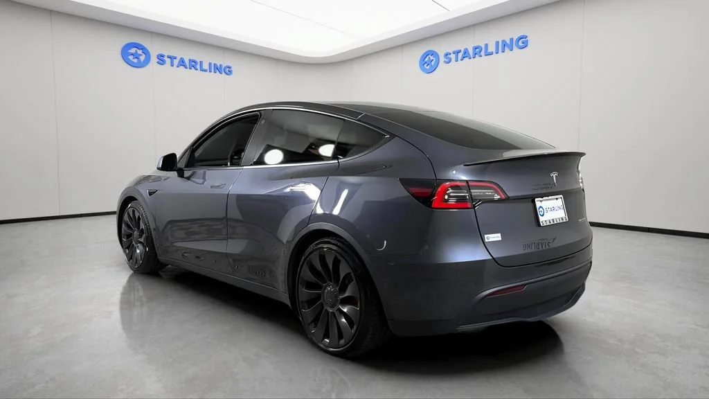 Used 2021 Black Tesla Performance Dual Motor All-Wheel Drive image 5