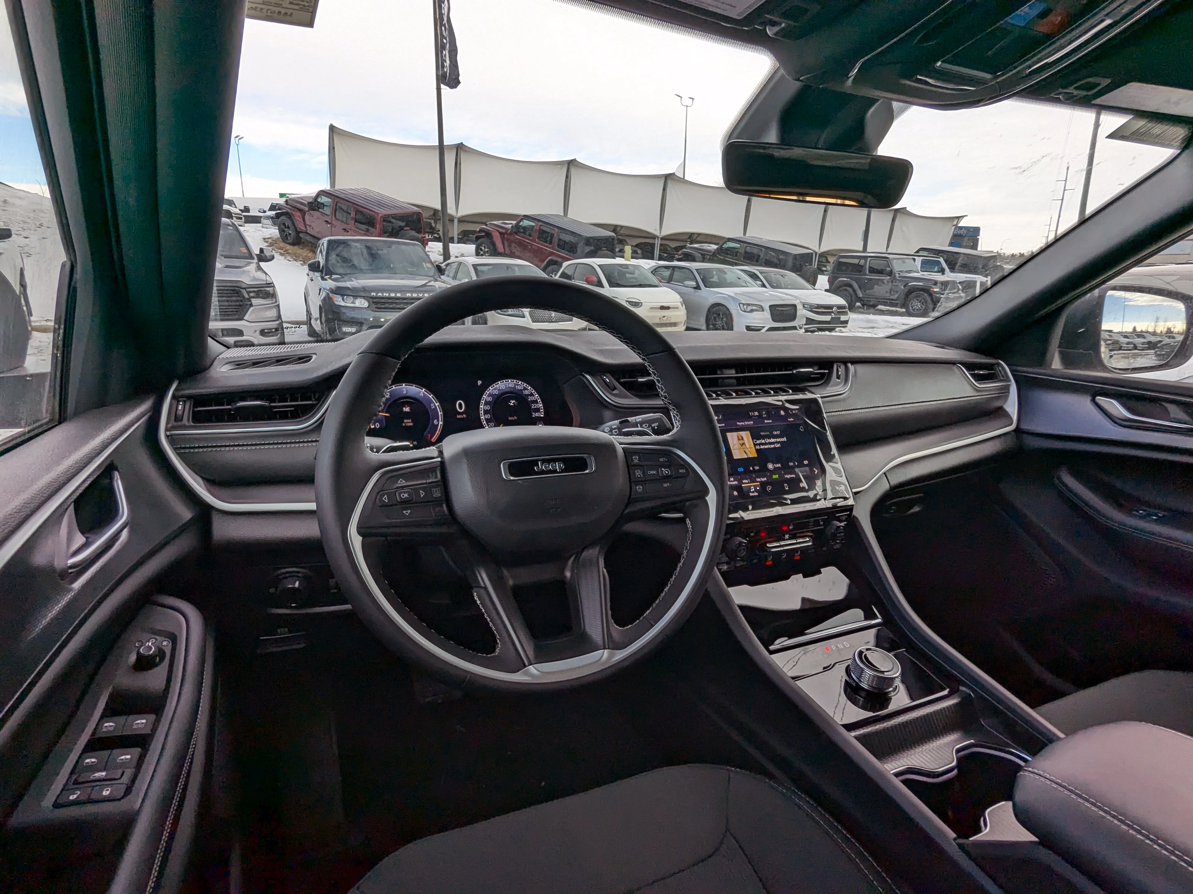 New 2025 Black Jeep Laredo - - Power Sunroof - Power Liftgate - Wireless Charging - Remote Start & More image 25
