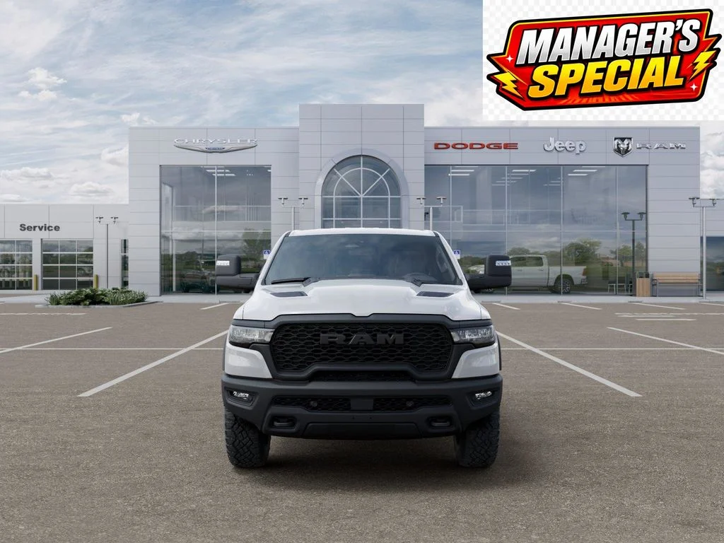 New 2026 Bright White Clear-Coat Exterior Paint RAM Rebel image 6