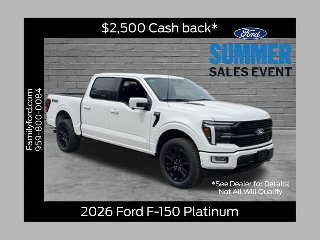 New 2026 Star White Metallic Tri-Coat Ford Platinum® image 1