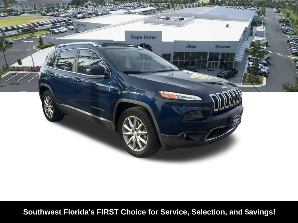Certified 2018 Jeep Cherokee Limited with VIN 1C4PJMDB5JD522549 for sale in Cape Coral, FL