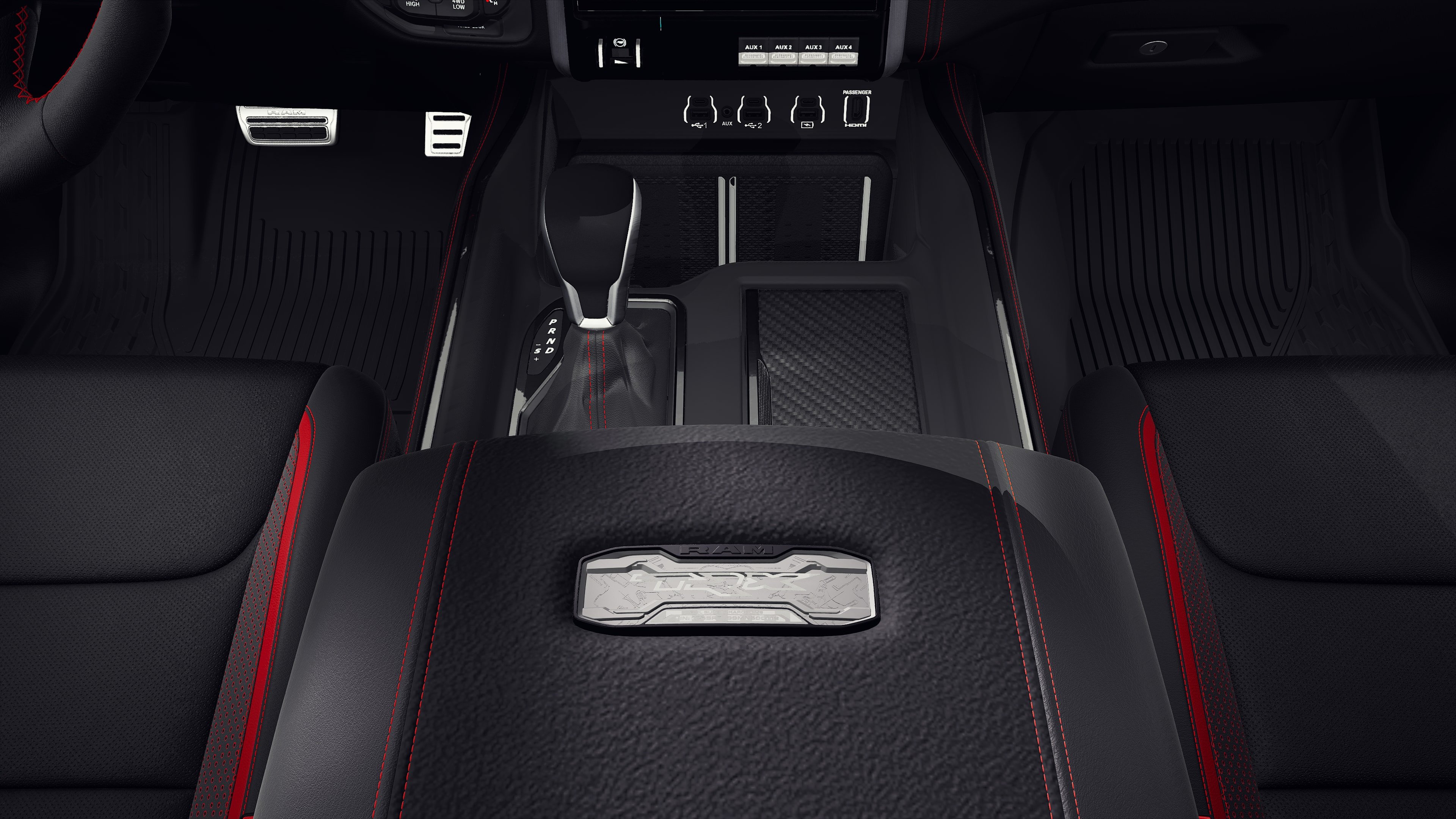 New 2027 Diamond Black Crystal Pearl-Coat Exterior Paint RAM TRX image 4