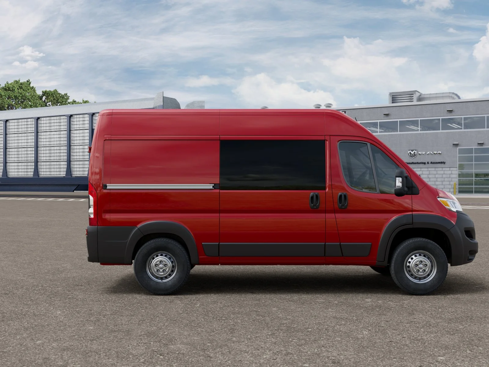 New 2026 Flame Red Clearcoat RAM High Roof image 12
