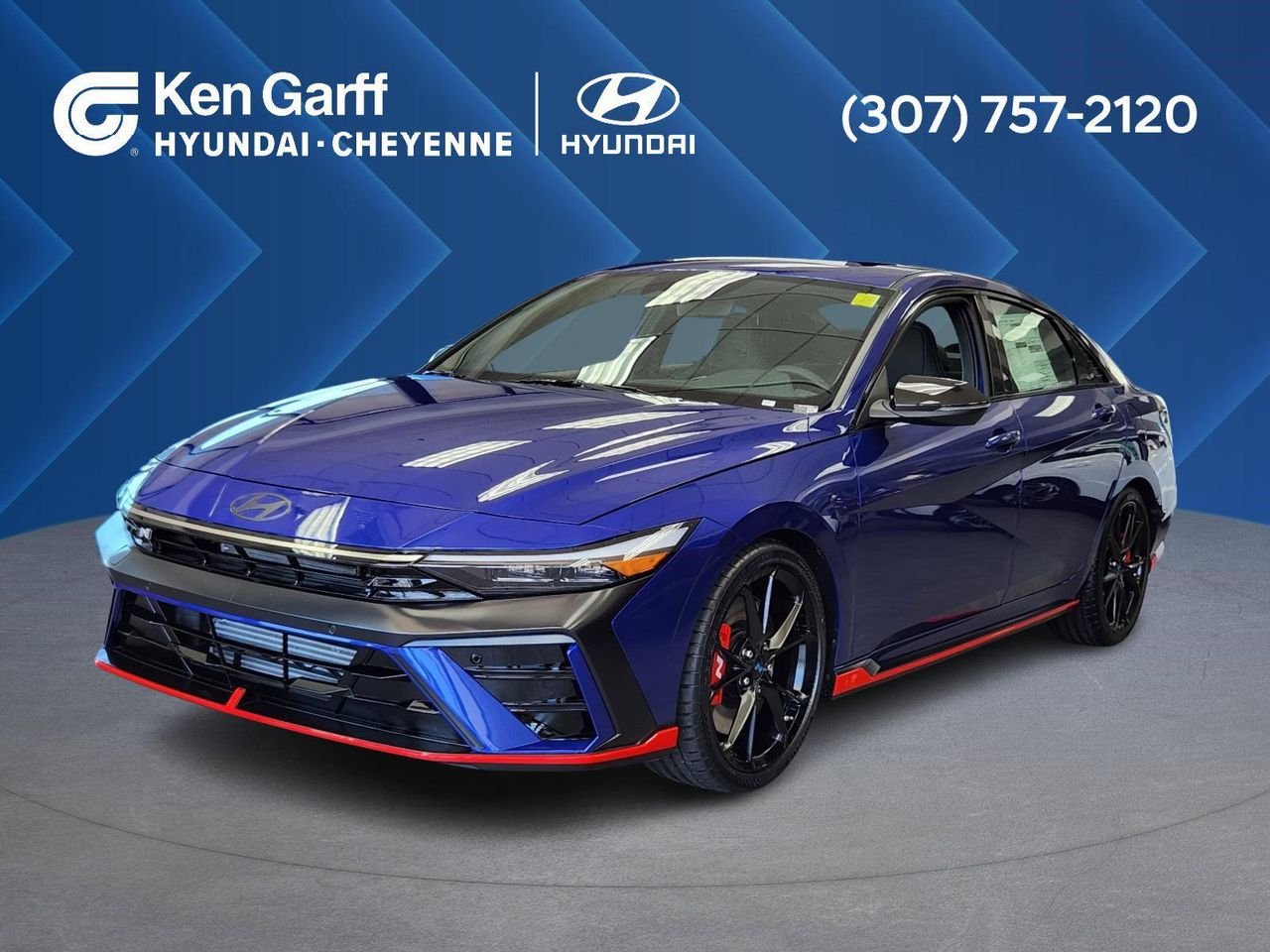 New 2026 Intense Blue Hyundai Sedan image 1