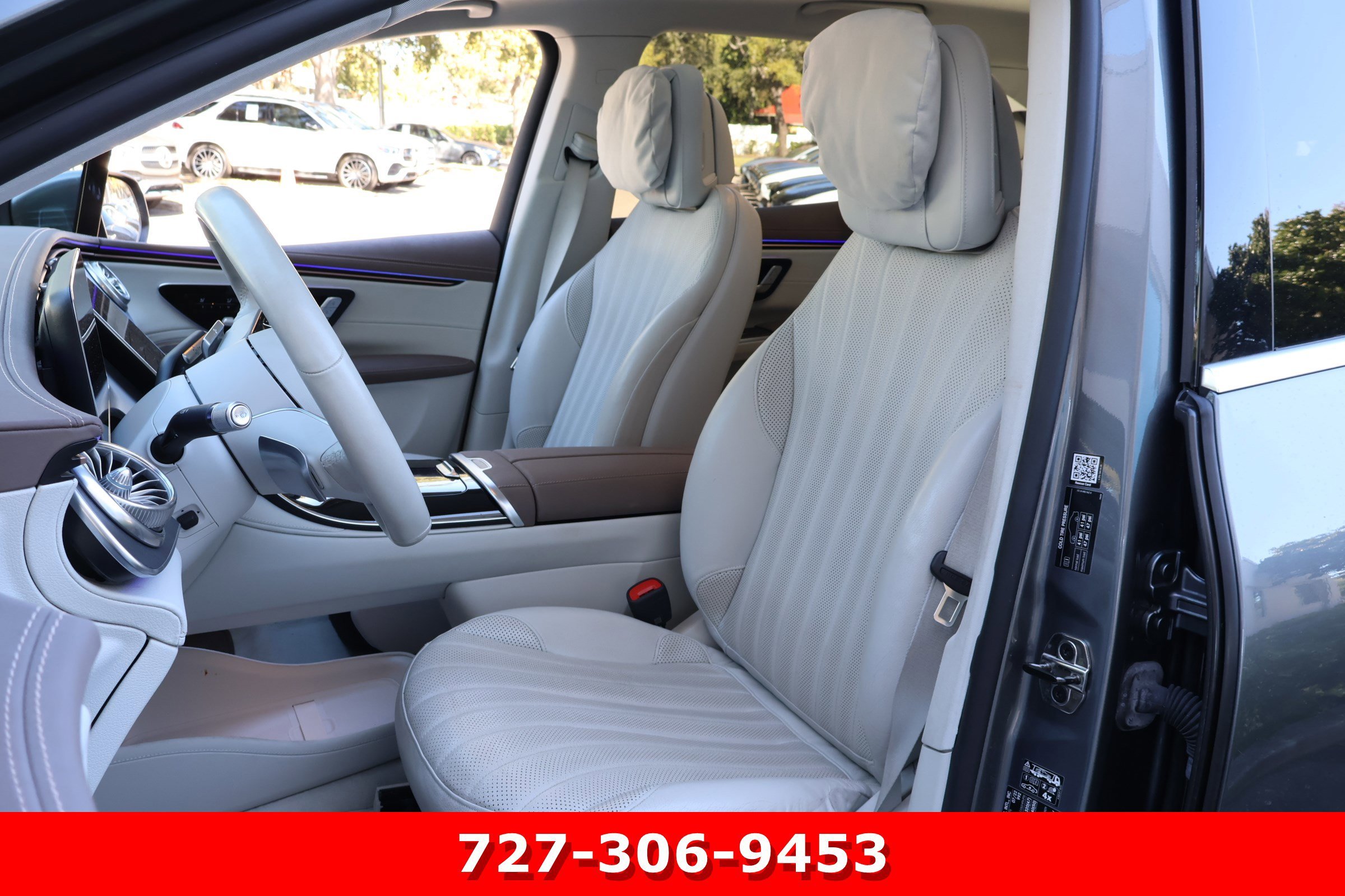 Certified 2023 Mercedes-Benz EQS SUV Base with VIN 4JGDM2DB7PA001143 for sale in Clearwater, FL