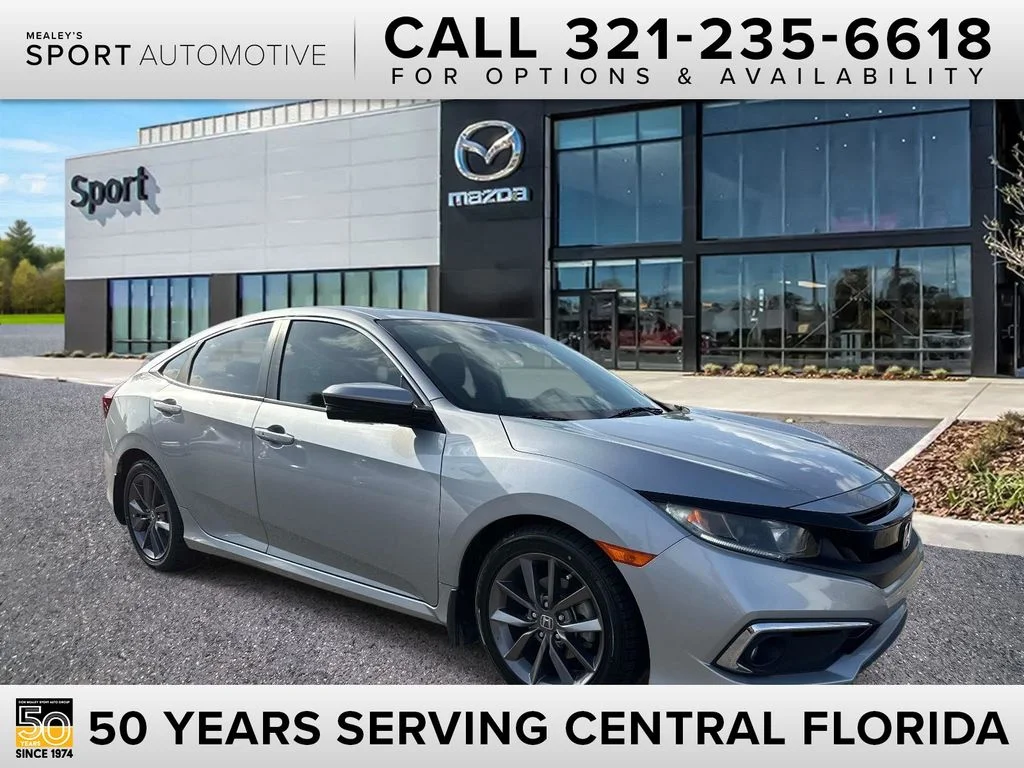 Pre-Owned 2020 Honda Civic EX 4D Sedan in Orlando #ZT013987