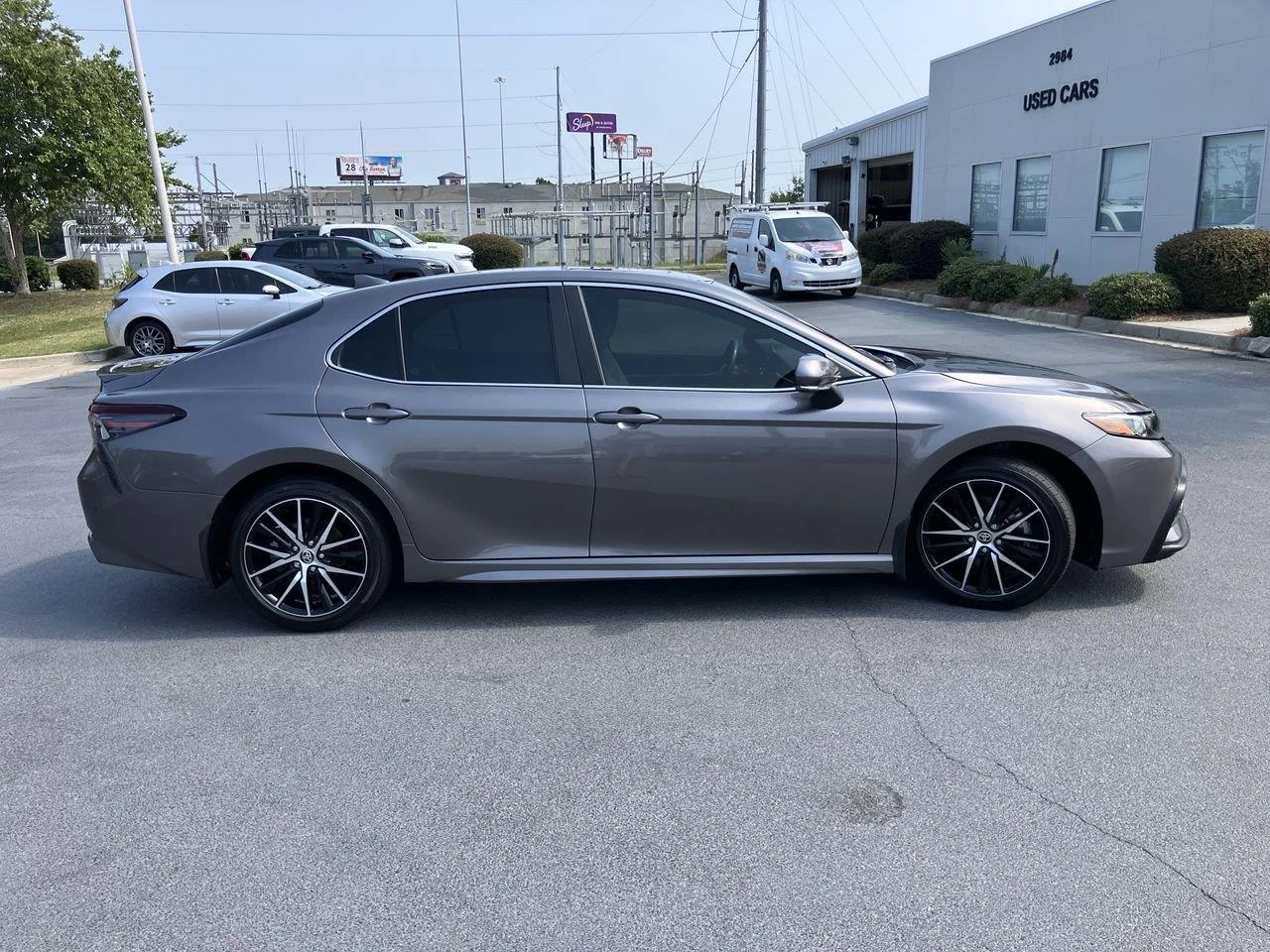 Certified Used 2024 Gray (Predawn Gray Mica) Toyota SE image 6