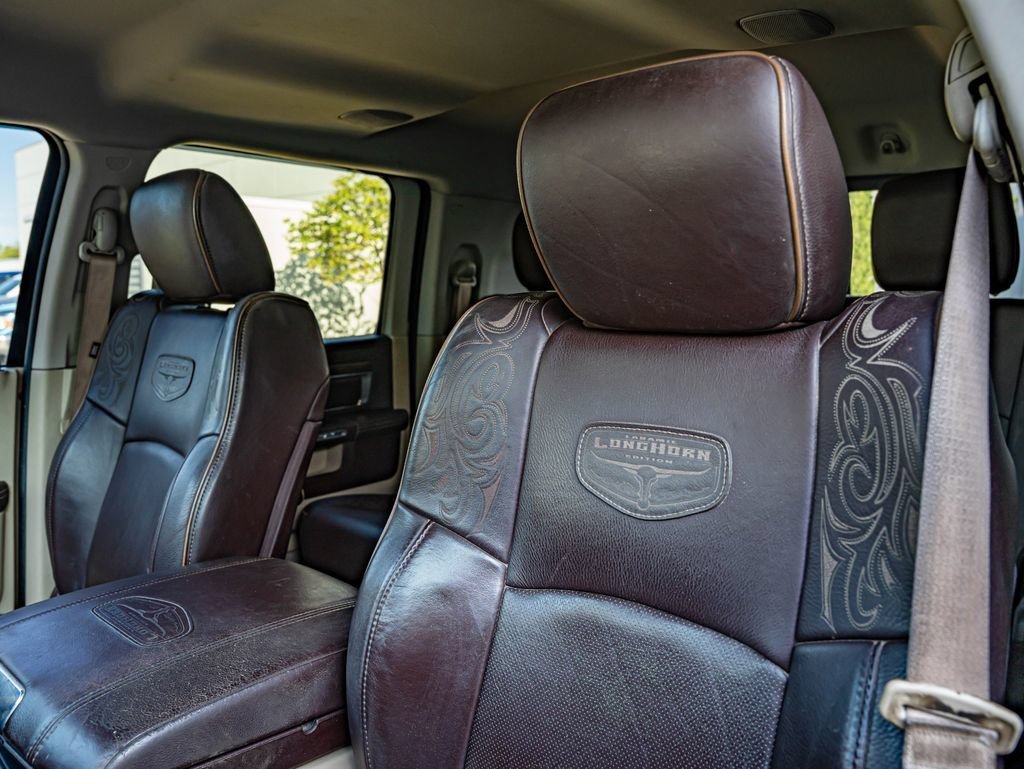 Used 2015 Brilliant Black Crystal Pearlcoat Ram Laramie Longhorn image 25