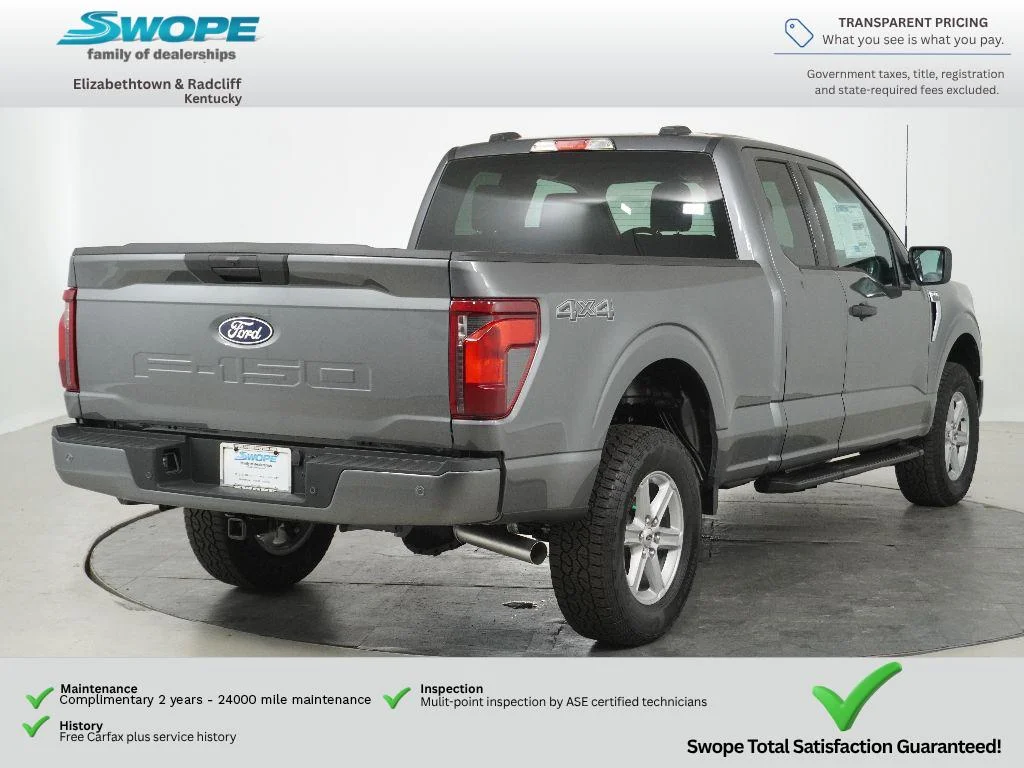 New 2026 CARBONIZED GRAY METALLIC Ford XLT image 3