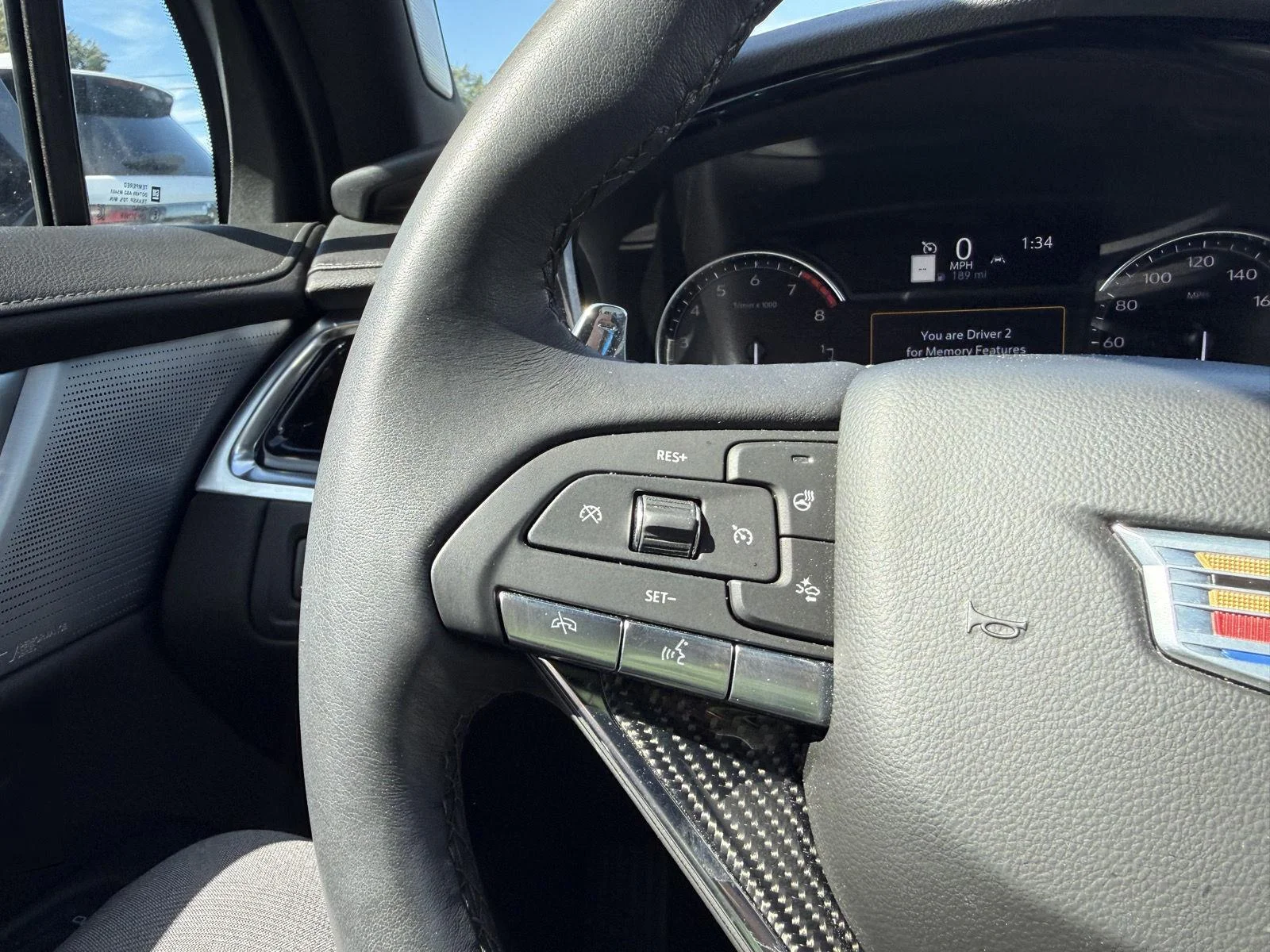 Used 2025 Stellar Black Metallic Cadillac Sport image 12
