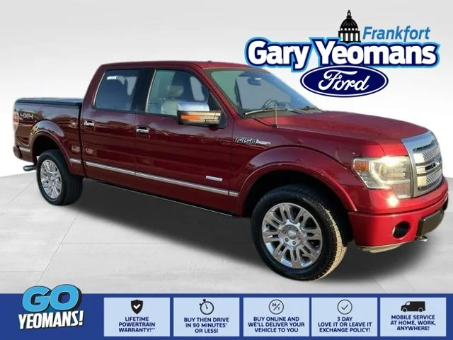 Used 2013 Ruby Red Metallic Ford Platinum image 1