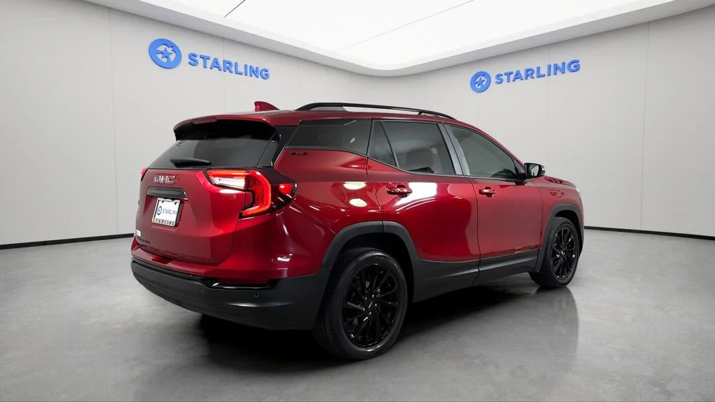 Certified Used 2023 Volcanic Red Tintcoat GMC SLE image 9