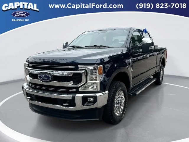 Used 2022 Blue Ford XLT image 1