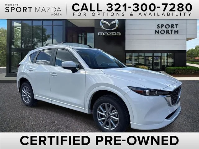 Certified Used 2025 White Mazda 2.5 S Select Package image 1