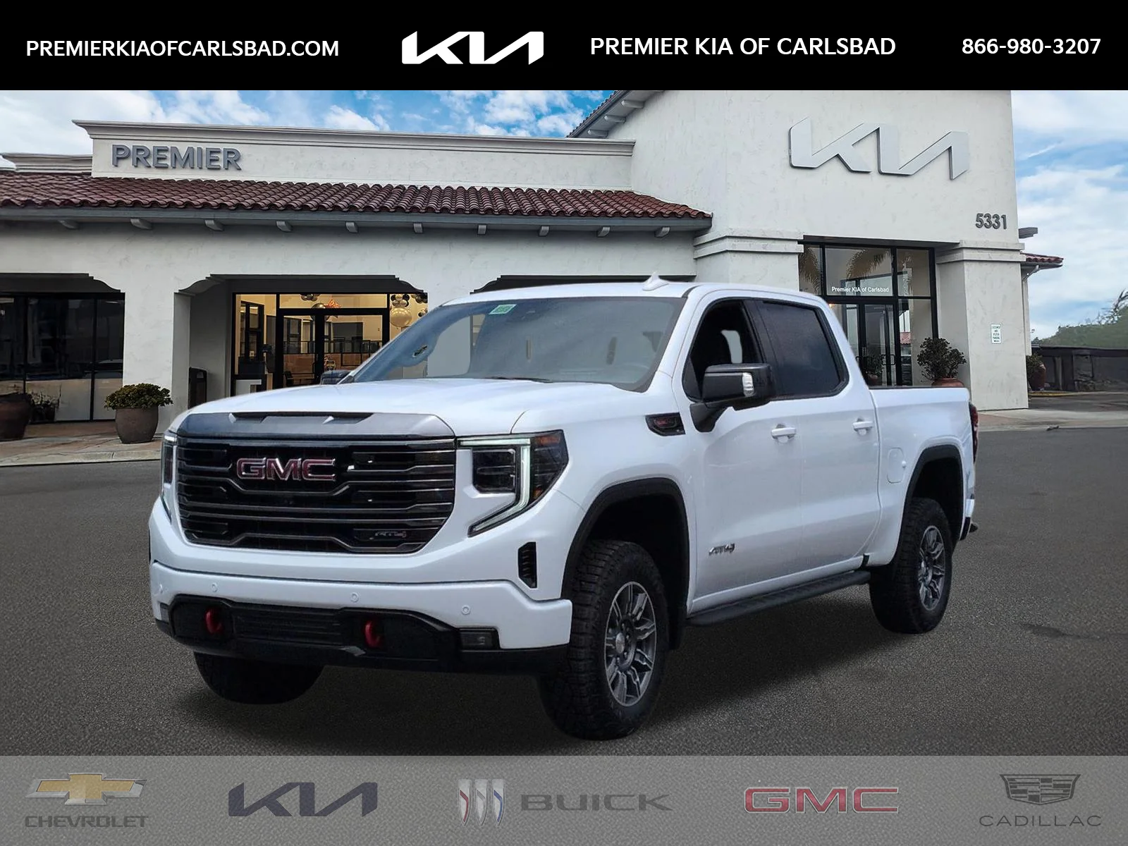 Used 2024 White GMC AT4 image 1