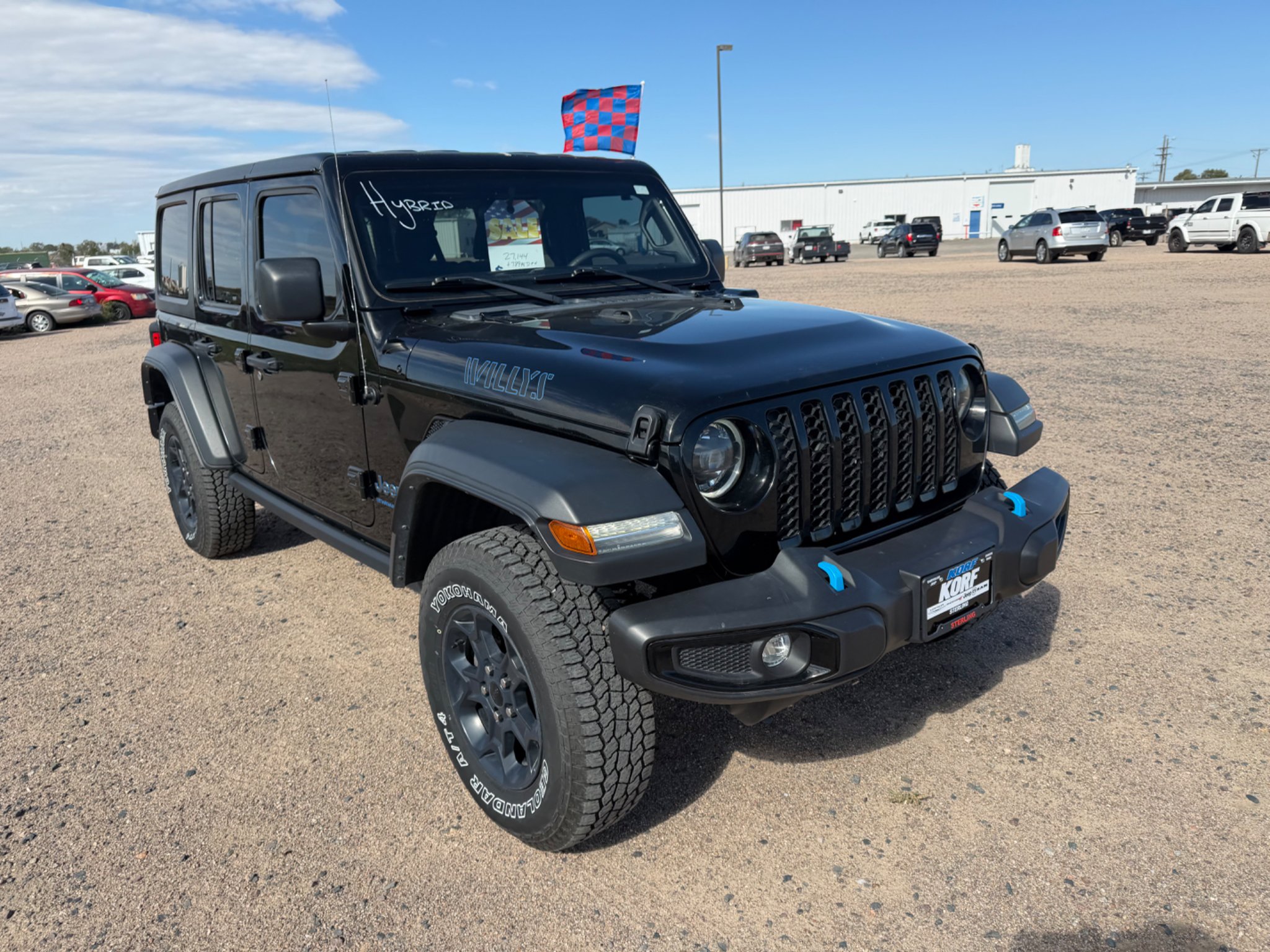 Used 2023 Black Clearcoat Jeep Willys image 3