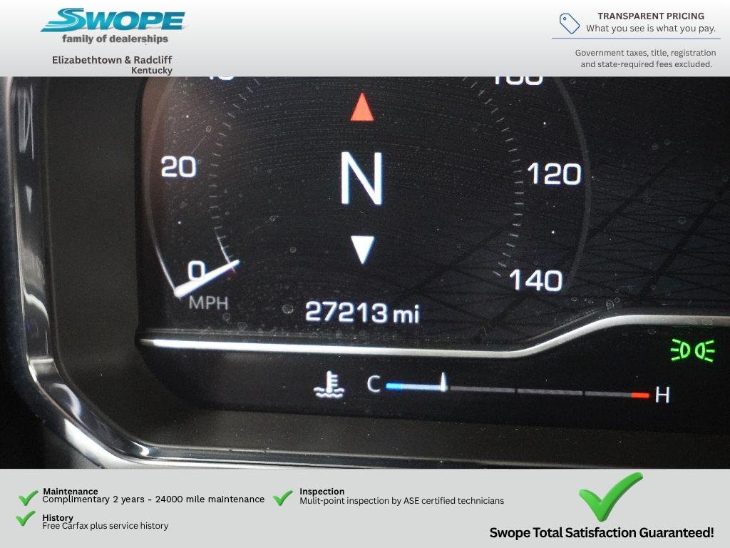 Used 2024 Volcanic Red Tintcoat GMC SLT image 18