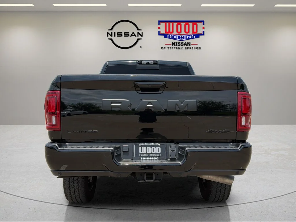 Used 2025 Diamond Black Crystal Pearlcoat Ram Limited image 3