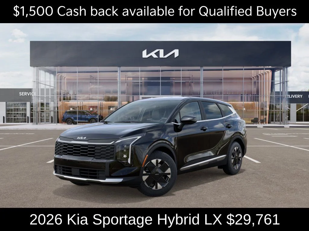 New 2026 Fusion Black Kia LX image 2