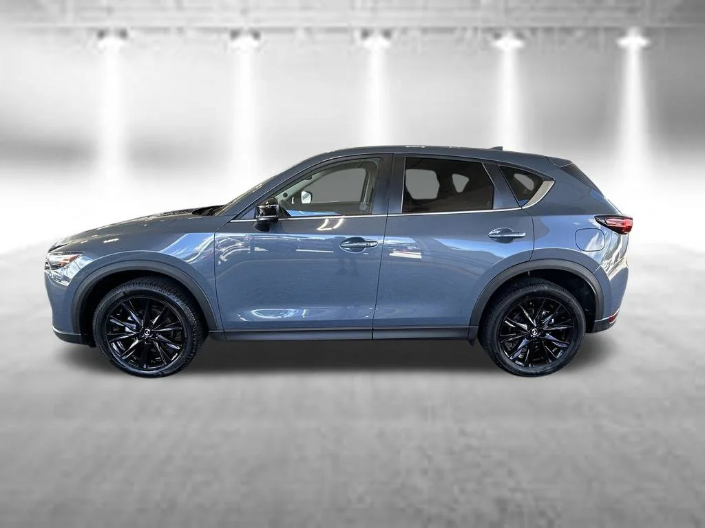 Used 2021 Polymetal Gray Metallic Mazda Carbon Edition image 8