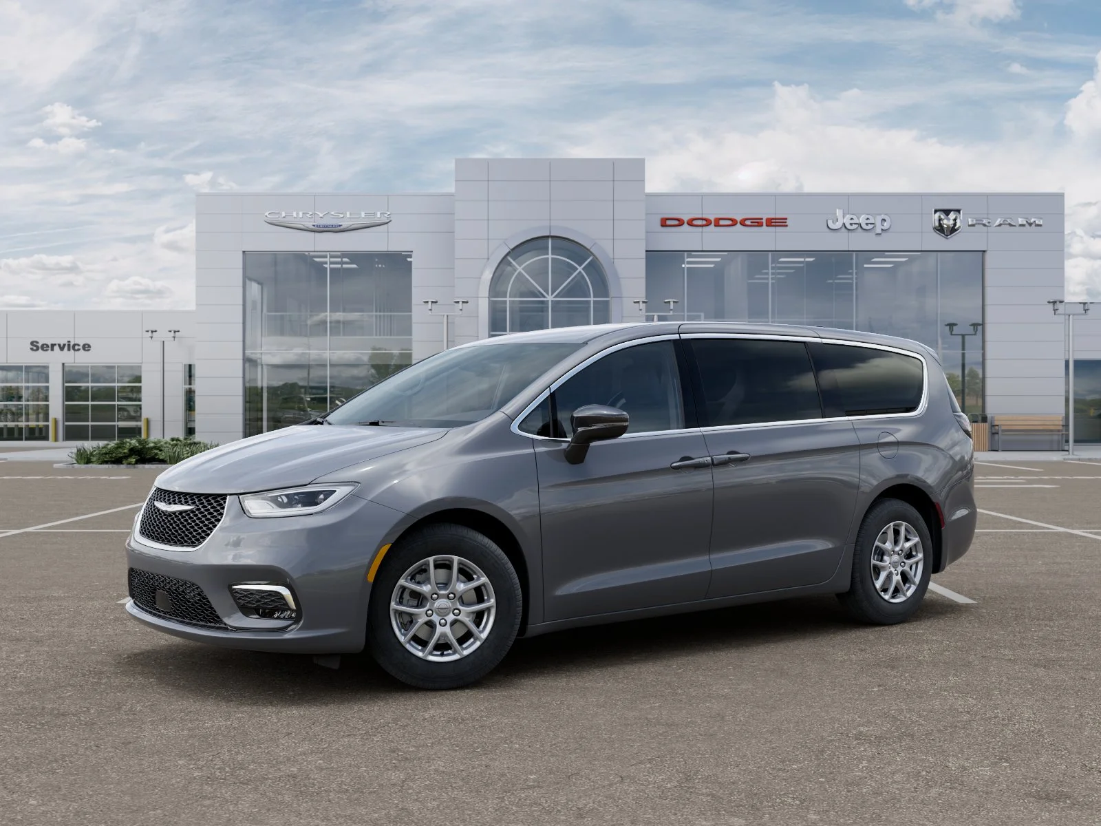 New 2025 Ceramic Gray Clear-Coat Exterior Paint Chrysler Select image 63