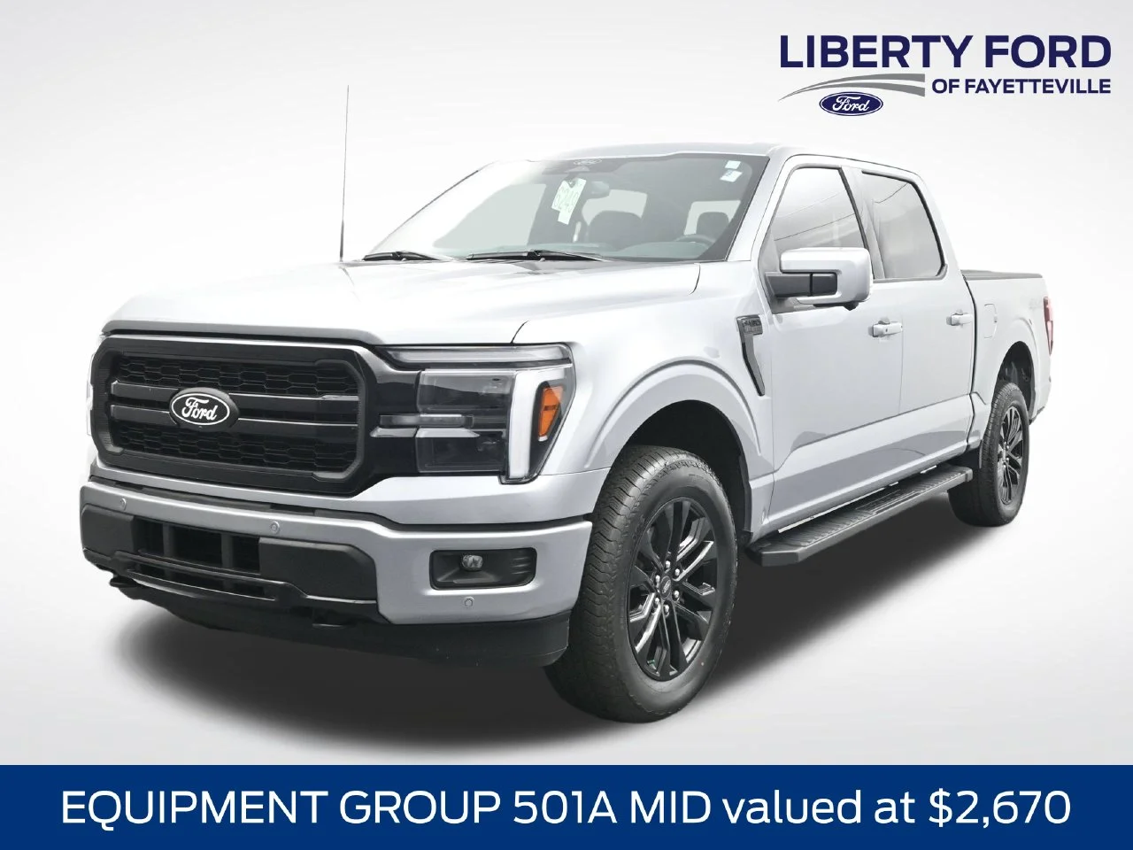Used 2025 Silver Metallic Ford Lariat image 1