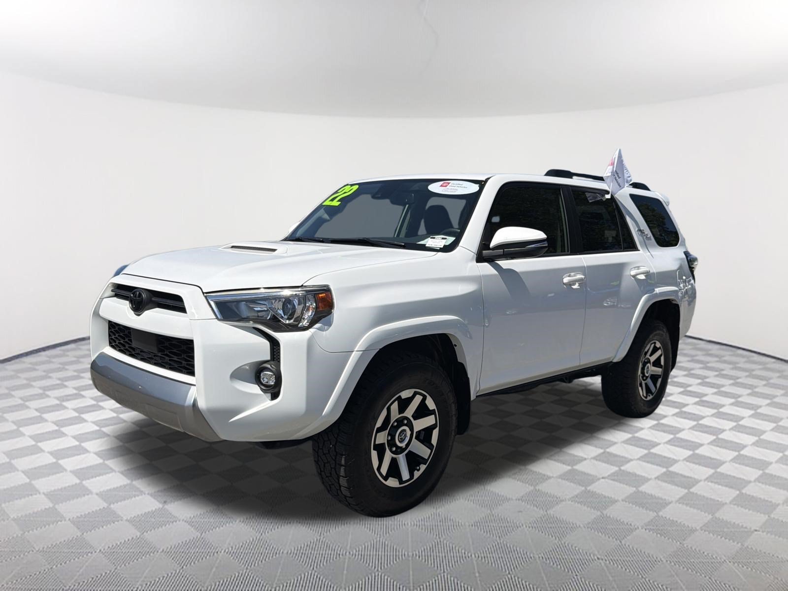 Certified Used 2022 White Toyota TRD Off-Road Premium image 3