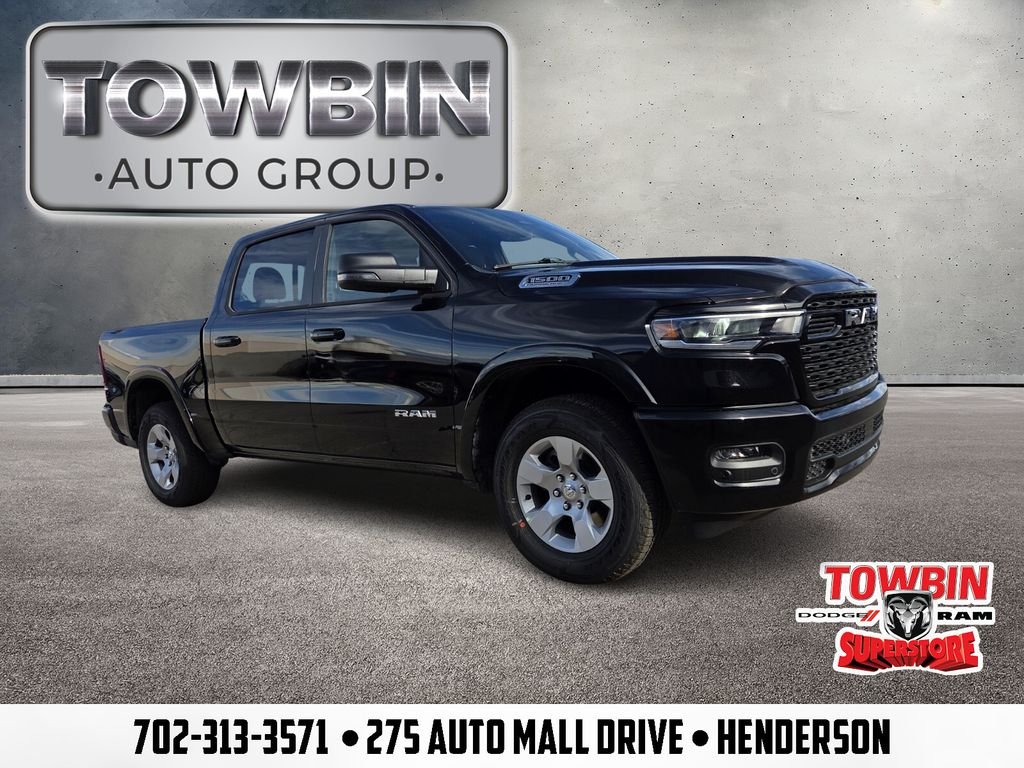 New 2026 Diamond Black Crystal Pearl-Coat Exterior Paint RAM Big Horn/Lone Star image 2