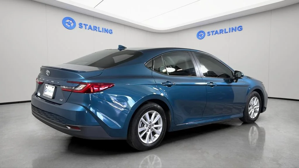 Used 2025 Blue Toyota LE image 9