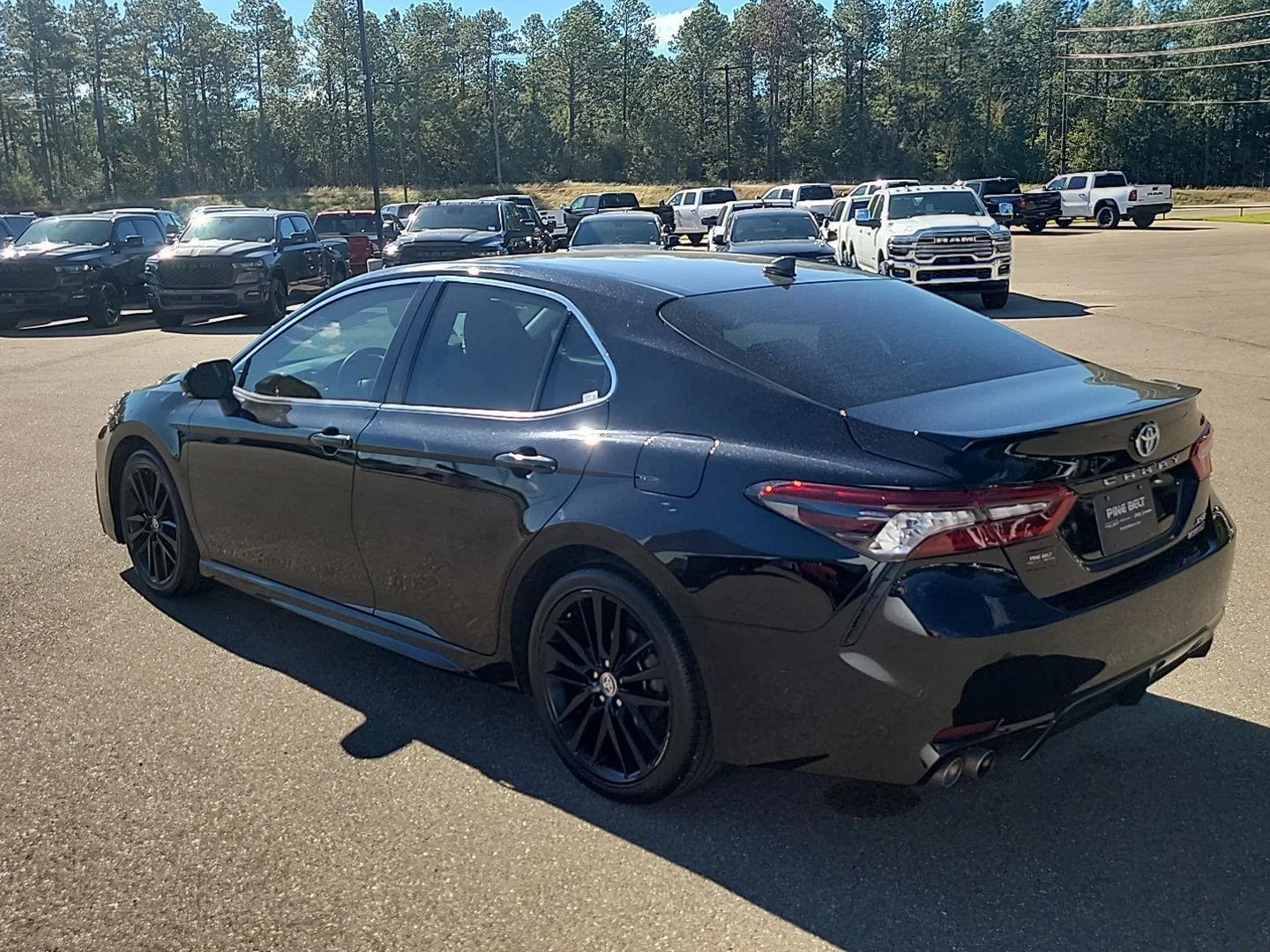 Used 2024 Midnight Black Metallic Toyota XSE image 12