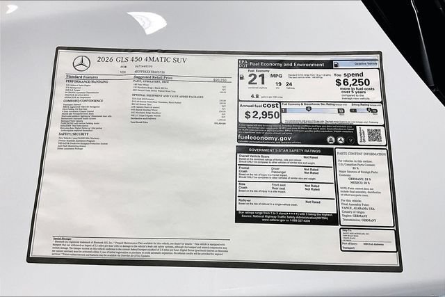 New 2026 Polar White Mercedes-Benz GLS 450 image 54