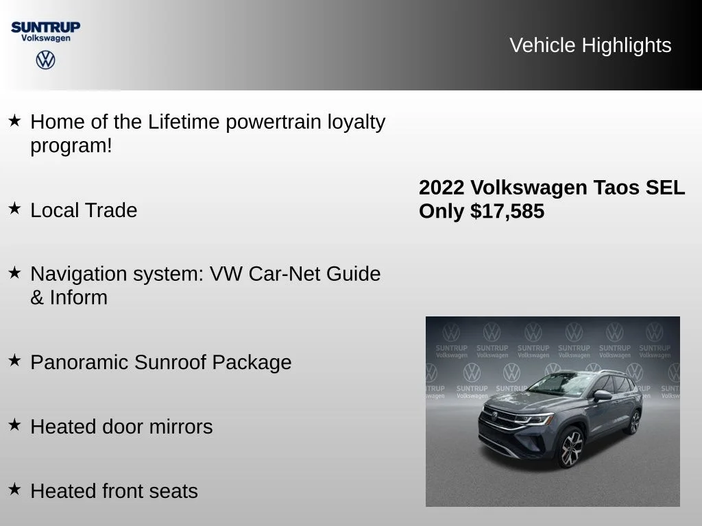 Used 2022 Gray Volkswagen 1.5T SEL image 8