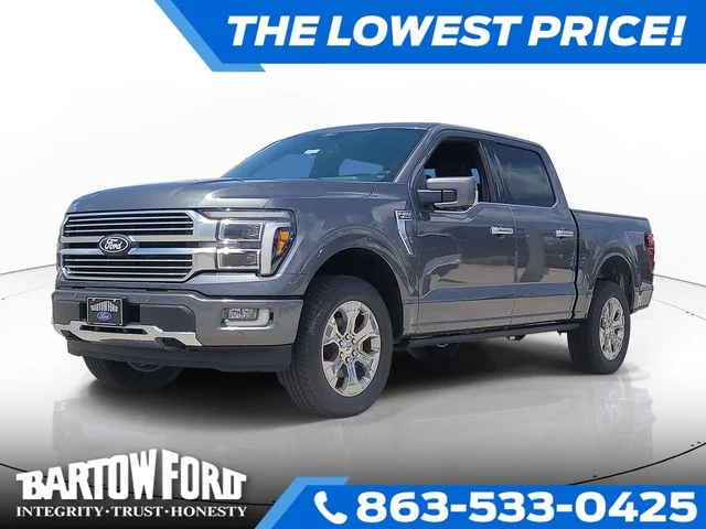 New 2026 Gray Metallic Ford Platinum image 1