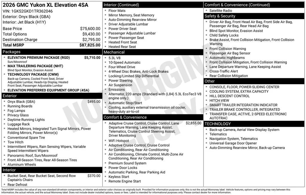 Used 2026 Black GMC Elevation image 31