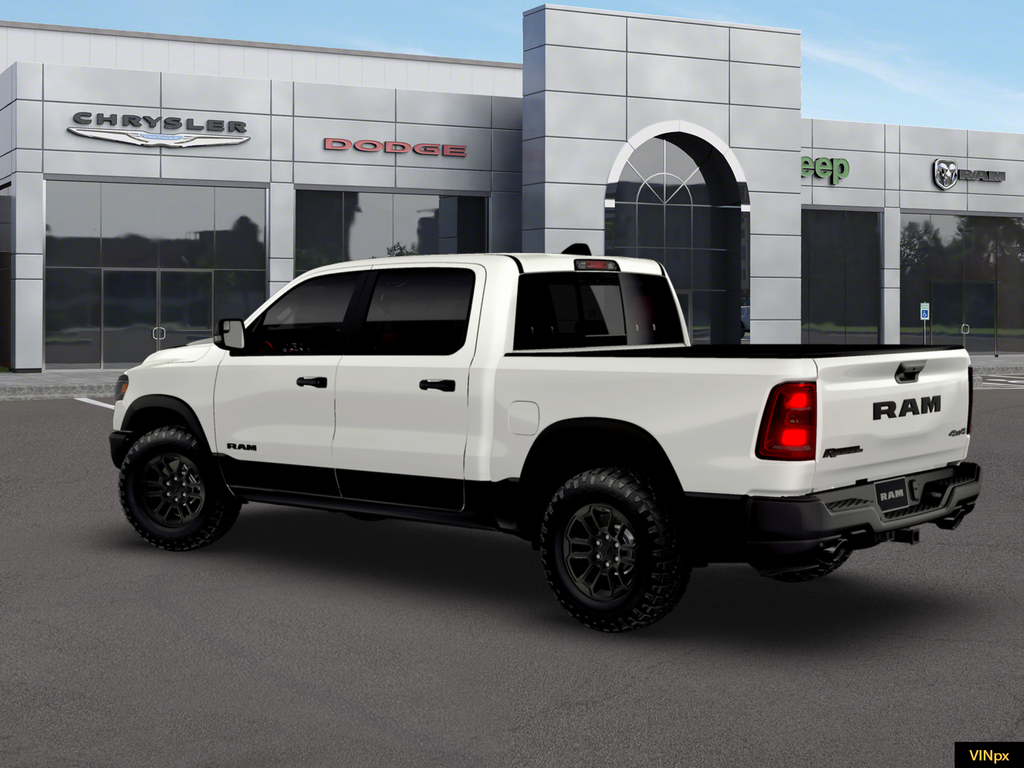 New 2026 Bright White Clear-Coat Exterior Paint RAM Rebel image 3