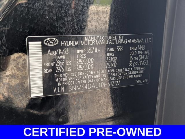 Certified Used 2023 Black Hyundai Limited image 34