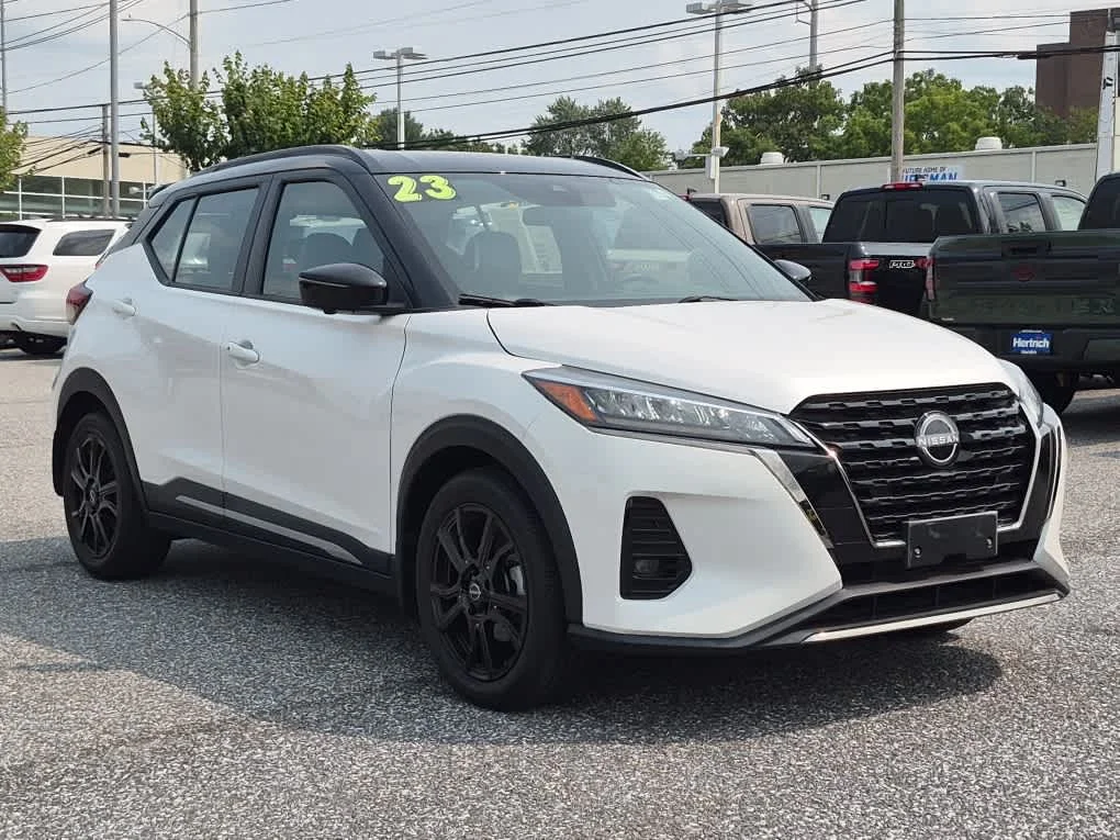 Used 2023 Nissan Kicks SR with VIN 3N1CP5DV3PL493068 for sale in Newark, DE