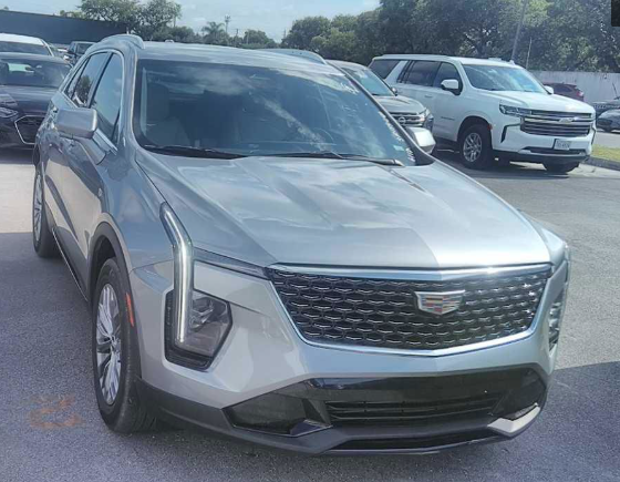 Used 2025 Silver Cadillac Premium Luxury image 1