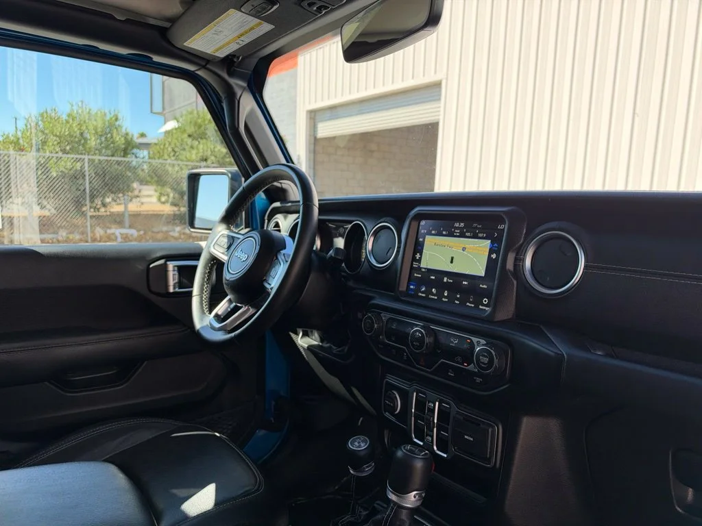 Used 2022 Blue Jeep Unlimited Sahara 4xe image 23