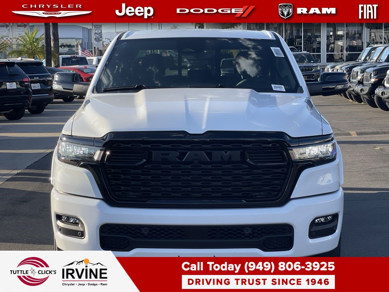 New 2026 Bright White Clearcoat RAM Big Horn image 2