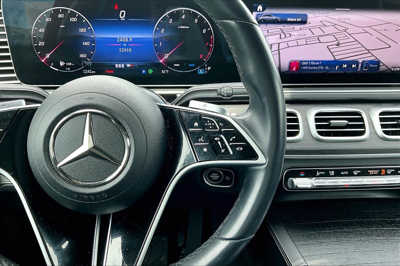 Used 2025 Obsidian Black Metallic Mercedes-Benz GLE 450 image 25